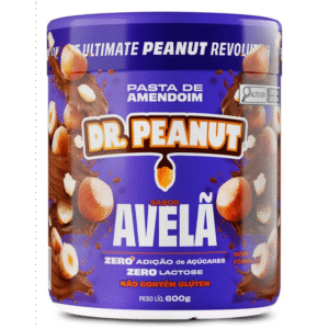 Dr. Peanut Pasta de Amendoim Sabor Avelã 600g